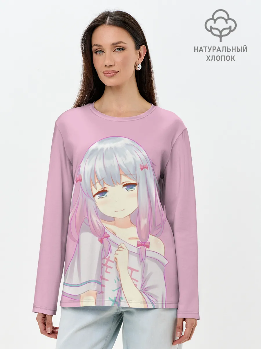 Лонгслив женский. Хлопок / Izumi
