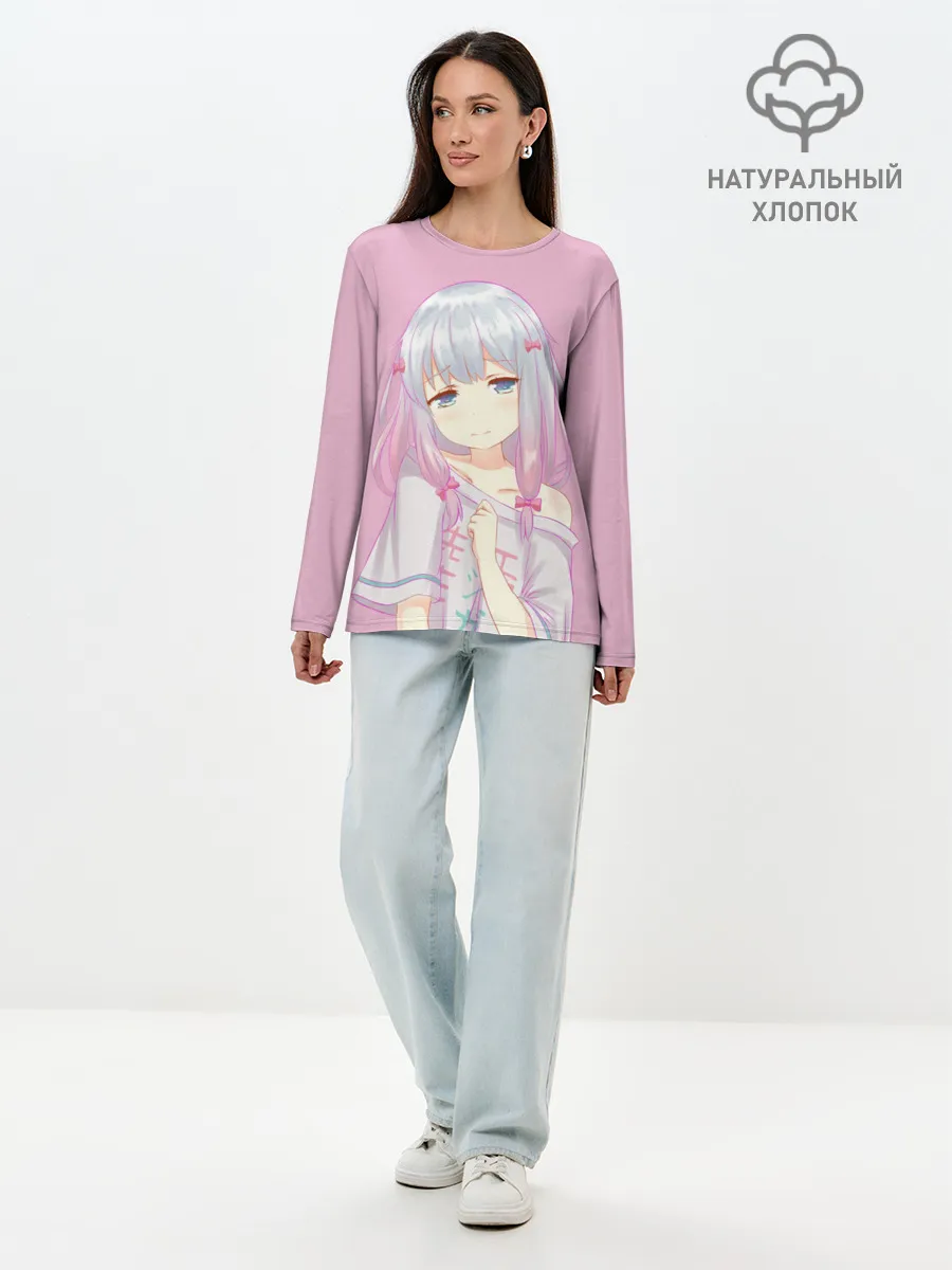 Лонгслив женский. Хлопок / Izumi