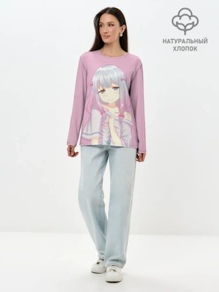 Лонгслив женский. Хлопок / Izumi