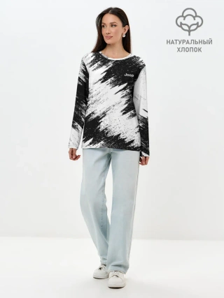 Лонгслив женский. Хлопок / JEEP