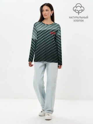 Лонгслив женский. Хлопок / KIA SPORT STYLE