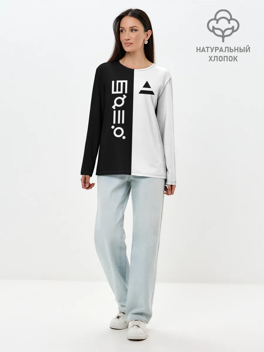 Лонгслив женский. Хлопок / 30 Seconds to Mars