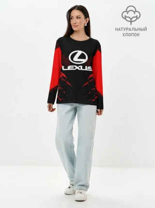 Лонгслив женский. Хлопок / LEXUS SPORT COLLECTION
