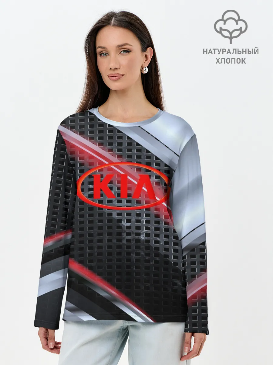 Лонгслив женский. Хлопок / KIA high speed collection