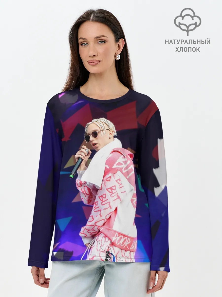 Лонгслив женский. Хлопок / T-Fest_4