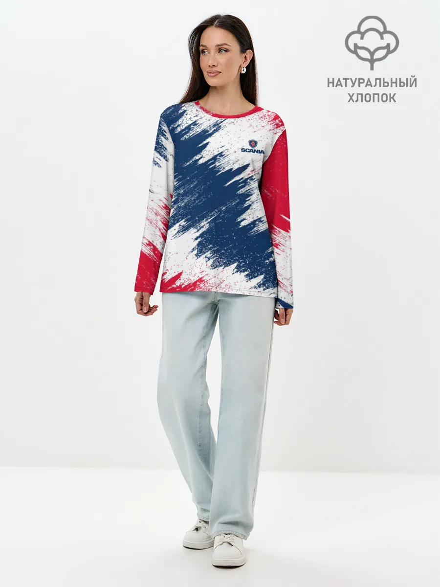 Лонгслив женский. Хлопок / SCANIA