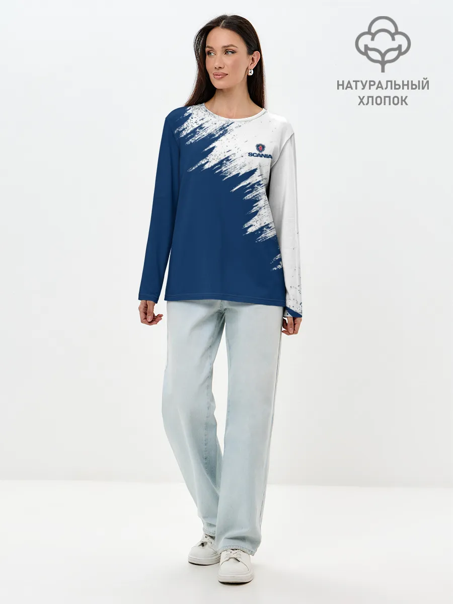 Лонгслив женский. Хлопок / SCANIA