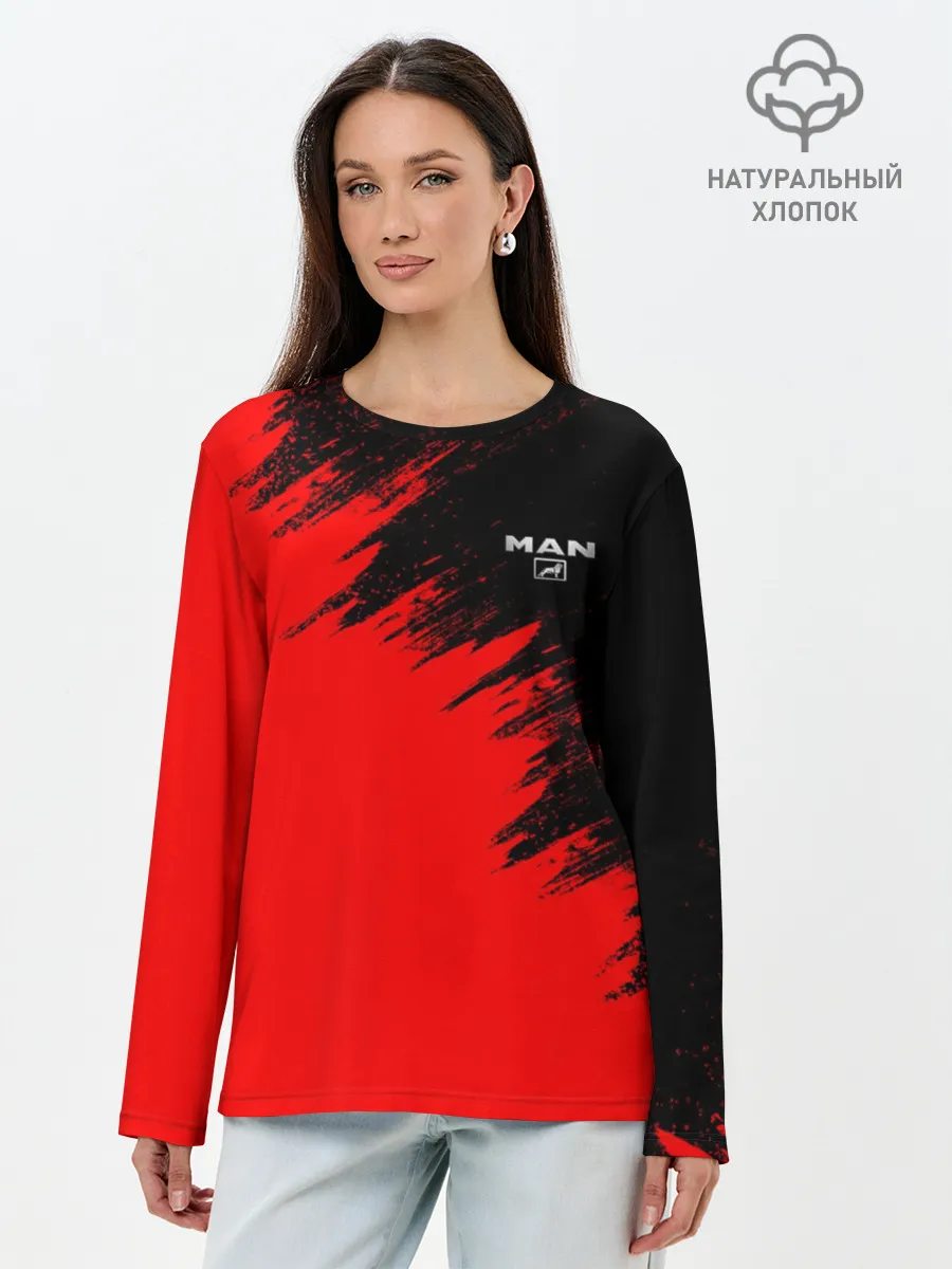 Лонгслив женский. Хлопок / MAN