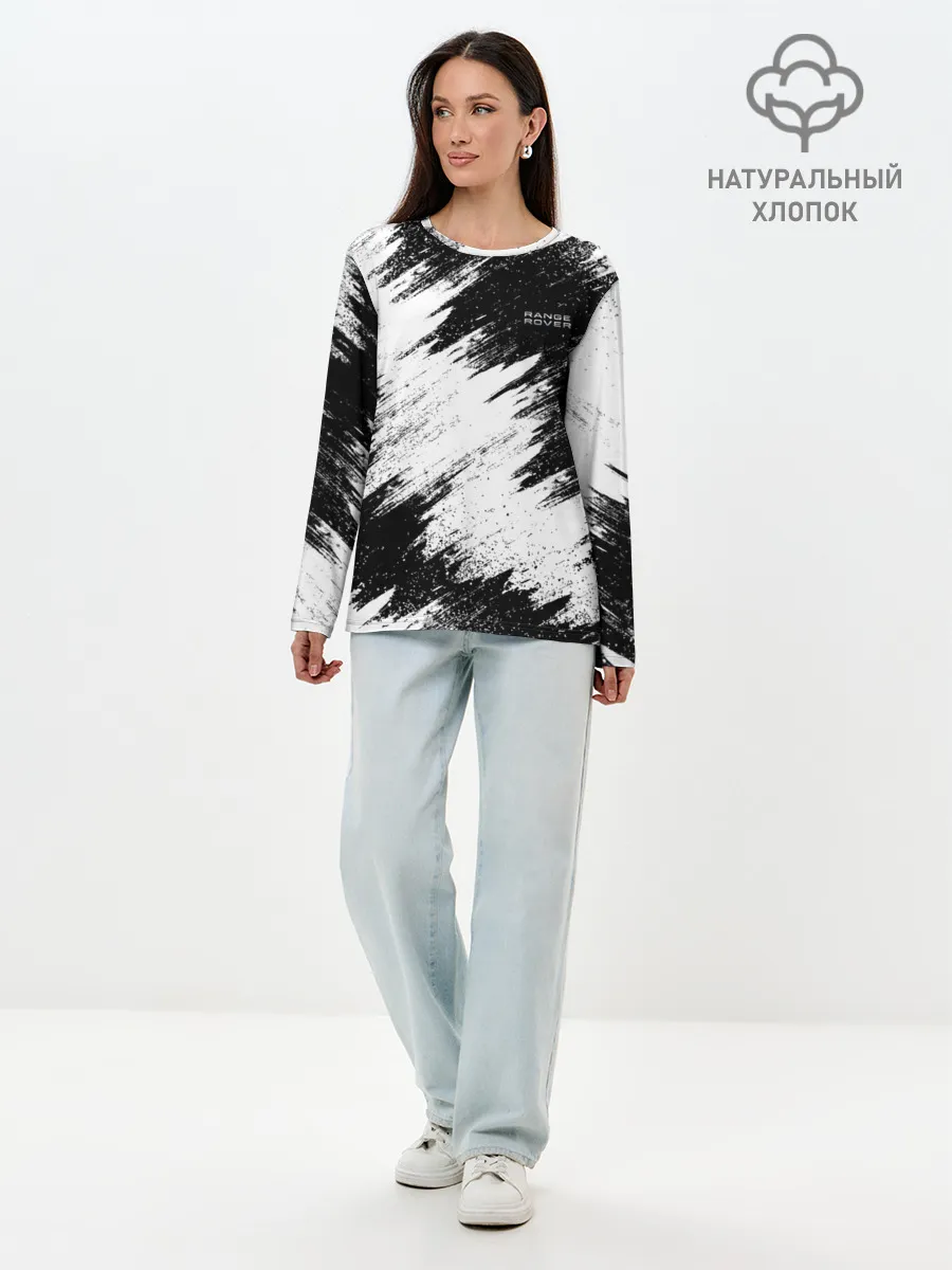 Лонгслив женский. Хлопок / Range Rover