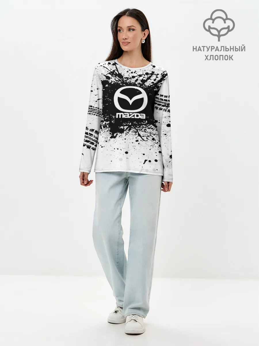 Лонгслив женский. Хлопок / Mazda