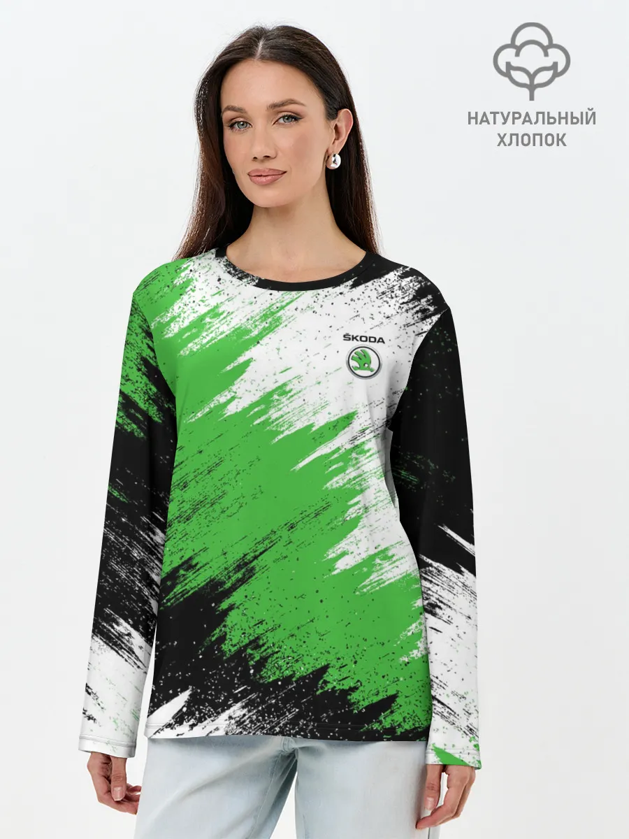 Лонгслив женский. Хлопок / Skoda