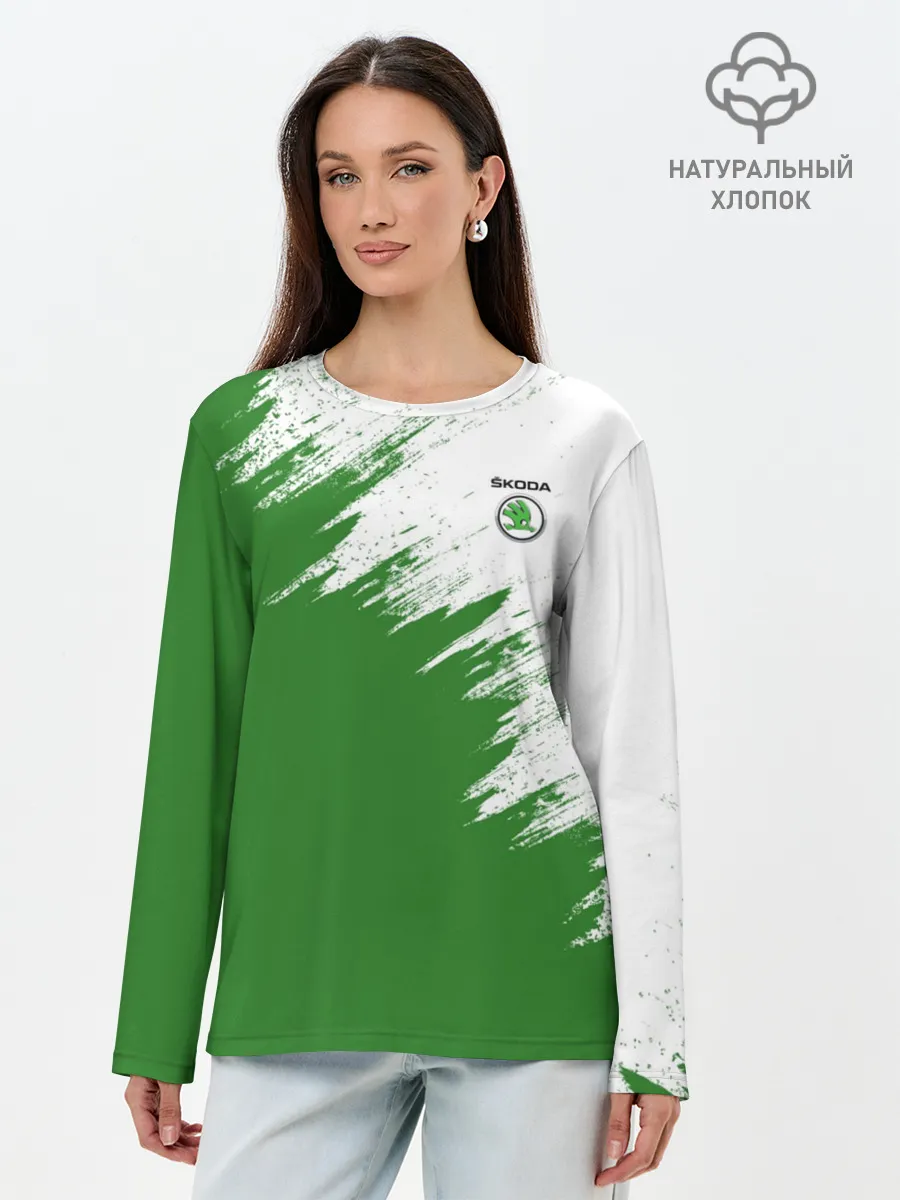 Лонгслив женский. Хлопок / Skoda