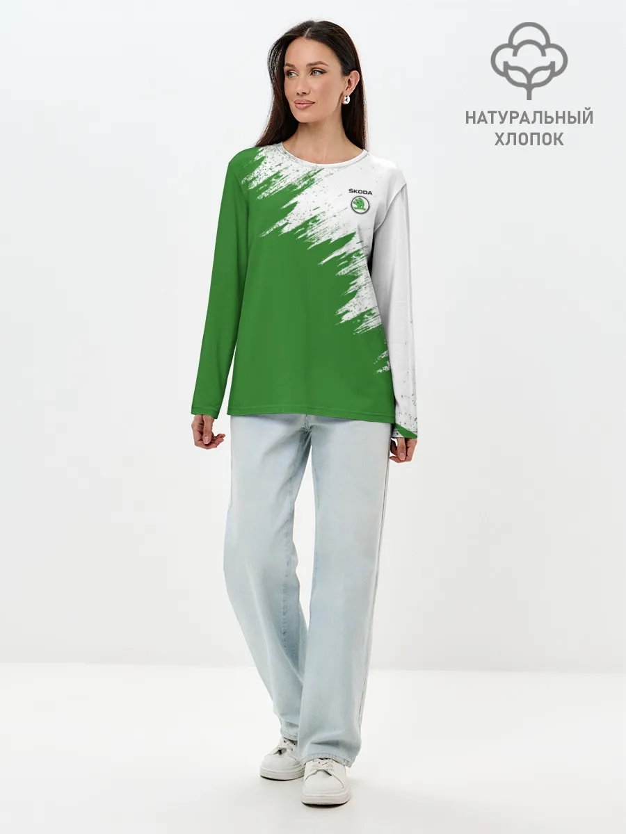 Лонгслив женский. Хлопок / Skoda
