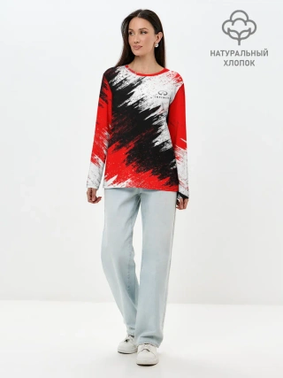 Лонгслив женский. Хлопок / INFINITI