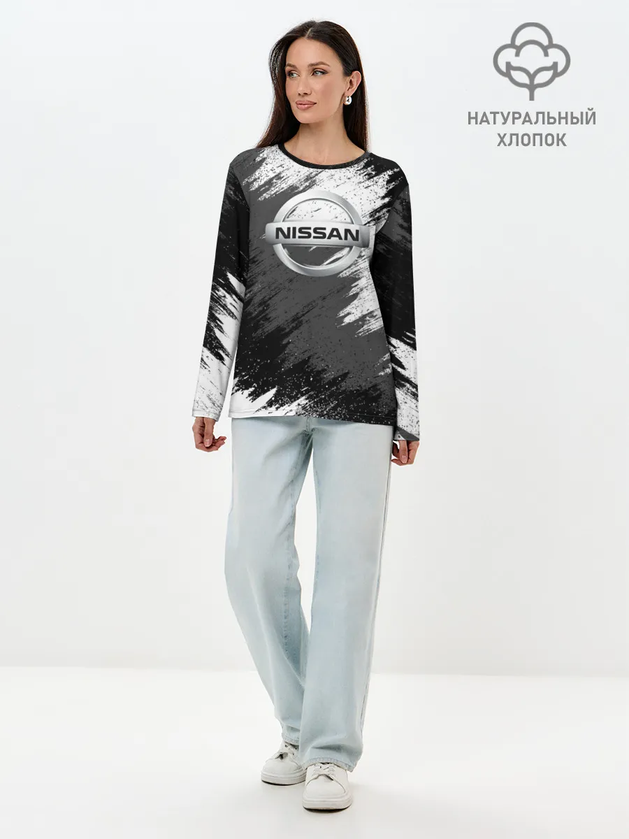 Лонгслив женский. Хлопок / Nissan
