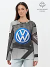 Лонгслив женский. Хлопок / Volkswagen metalic 2018