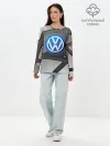 Лонгслив женский. Хлопок / Volkswagen metalic 2018