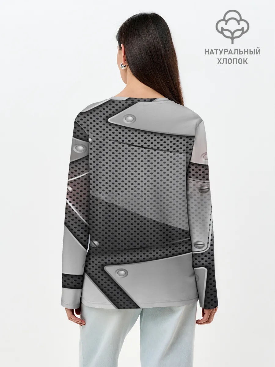 Лонгслив женский. Хлопок / VOLVO metalic 2018