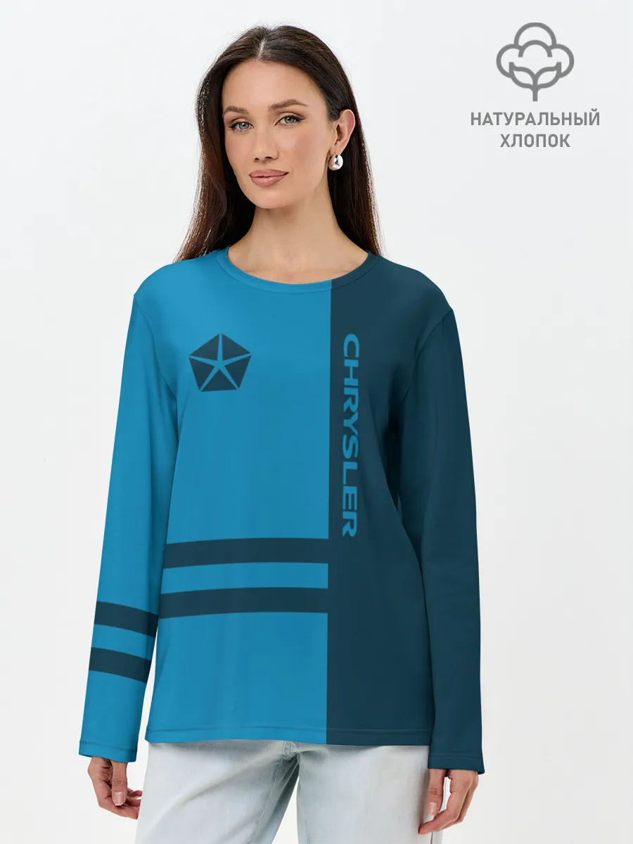 Лонгслив женский. Хлопок / Chrysler