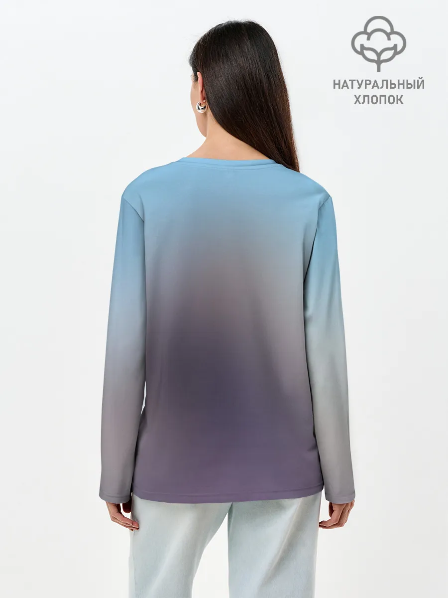 Лонгслив женский. Хлопок / Воин Гинтоки