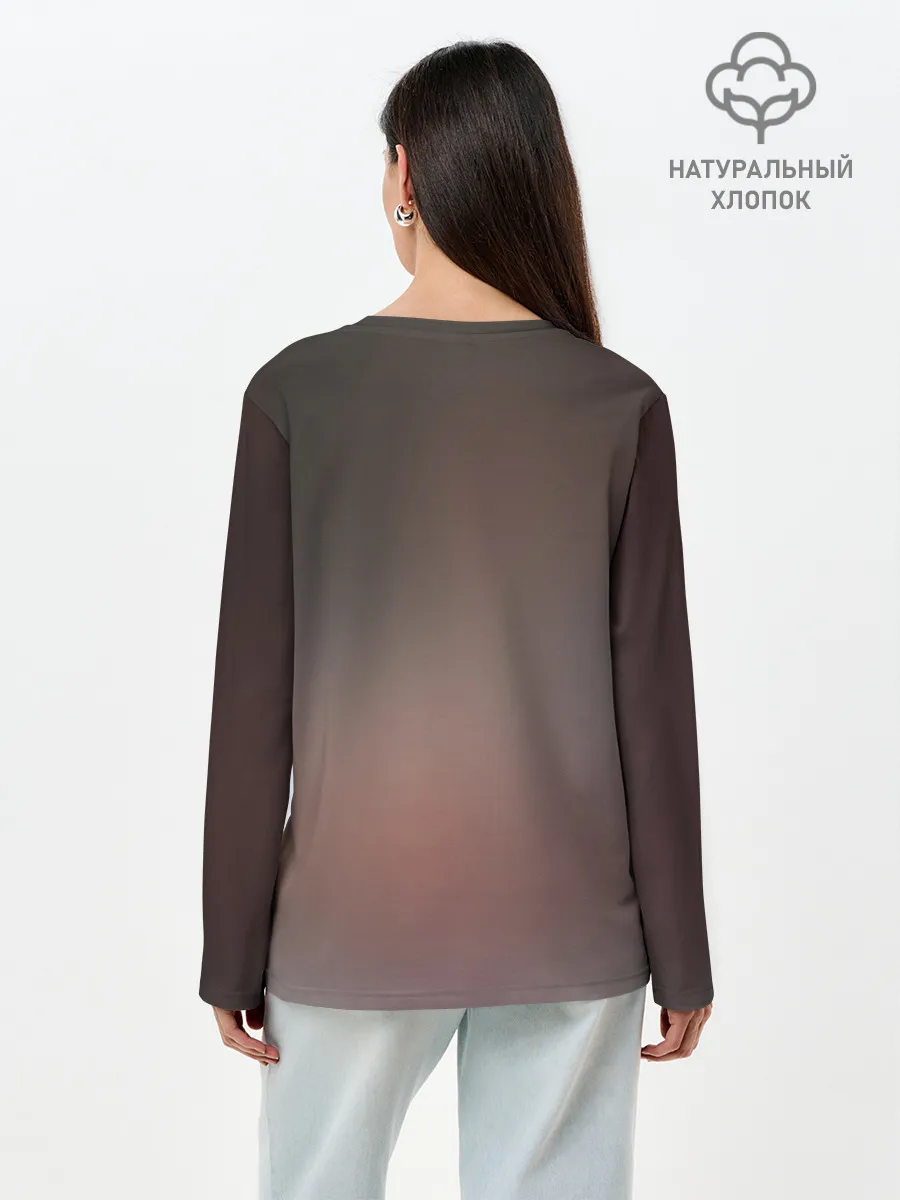 Лонгслив женский. Хлопок / Jieitai Kanochi nite