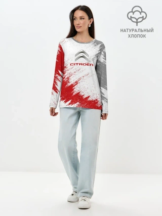 Лонгслив женский. Хлопок / Citroen