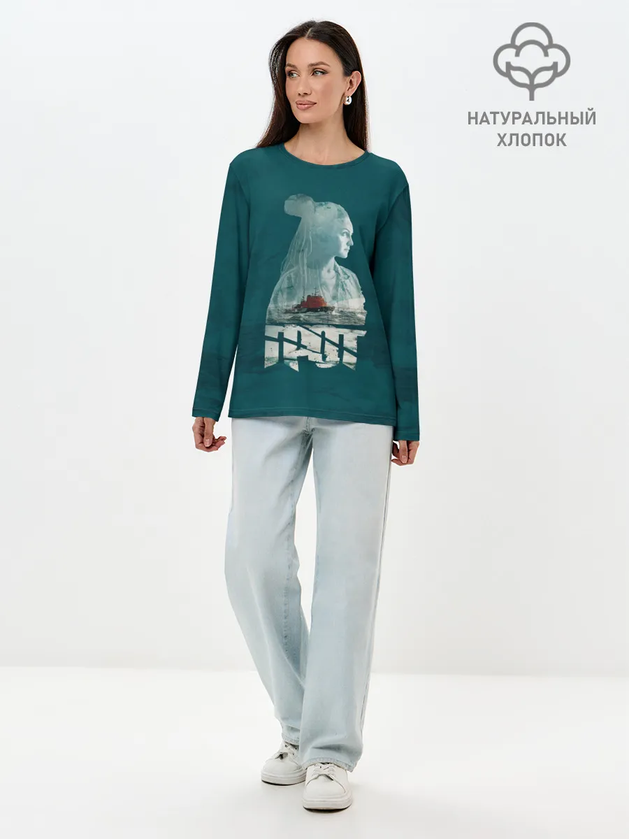 Лонгслив женский. Хлопок / Drummatix ВЕГА