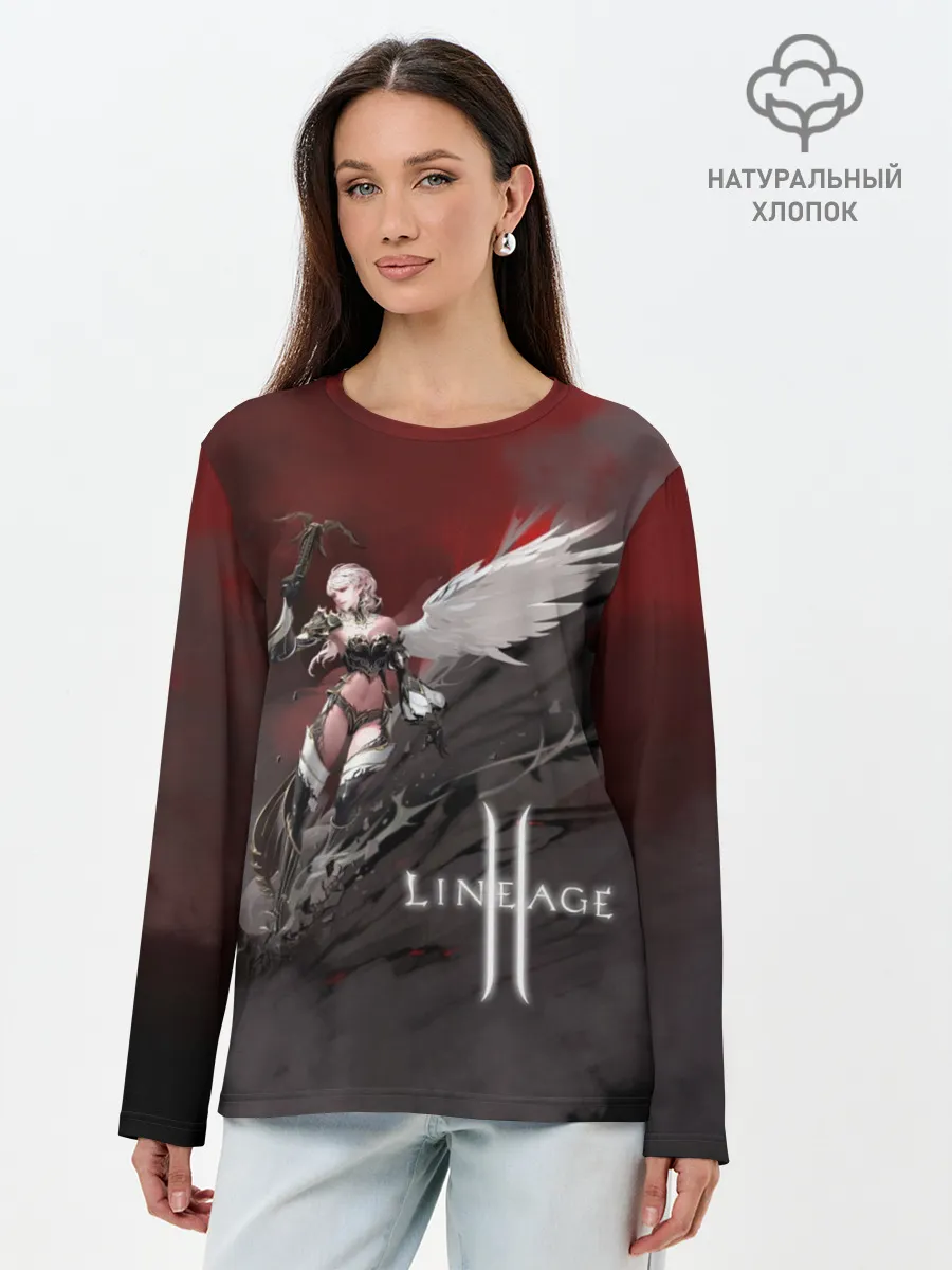 Лонгслив женский. Хлопок / Angel