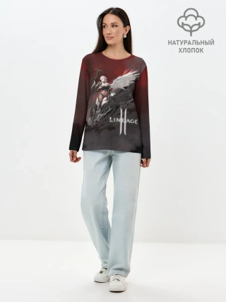 Лонгслив женский. Хлопок / Angel