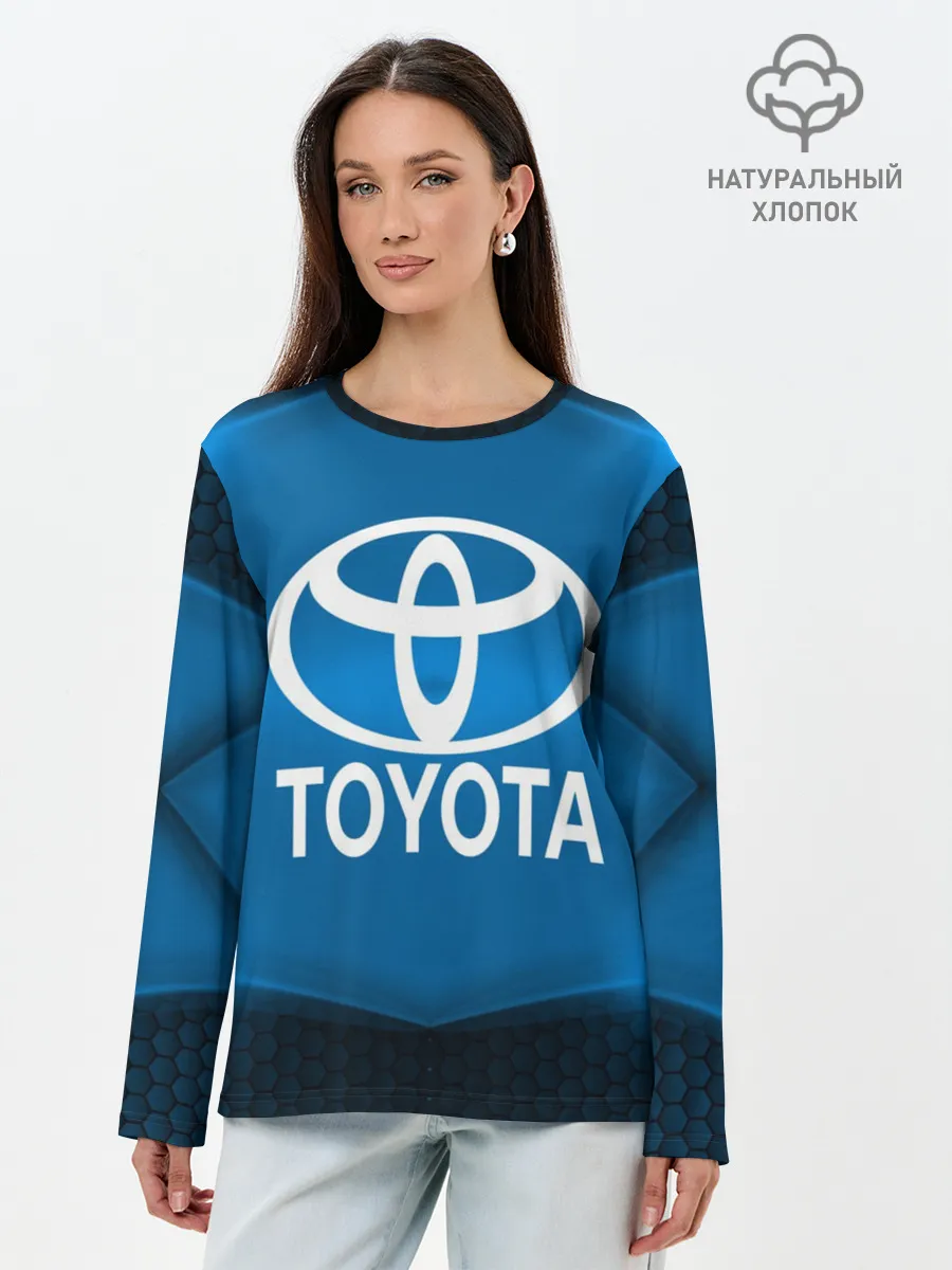 Лонгслив женский. Хлопок / Toyota SPORT