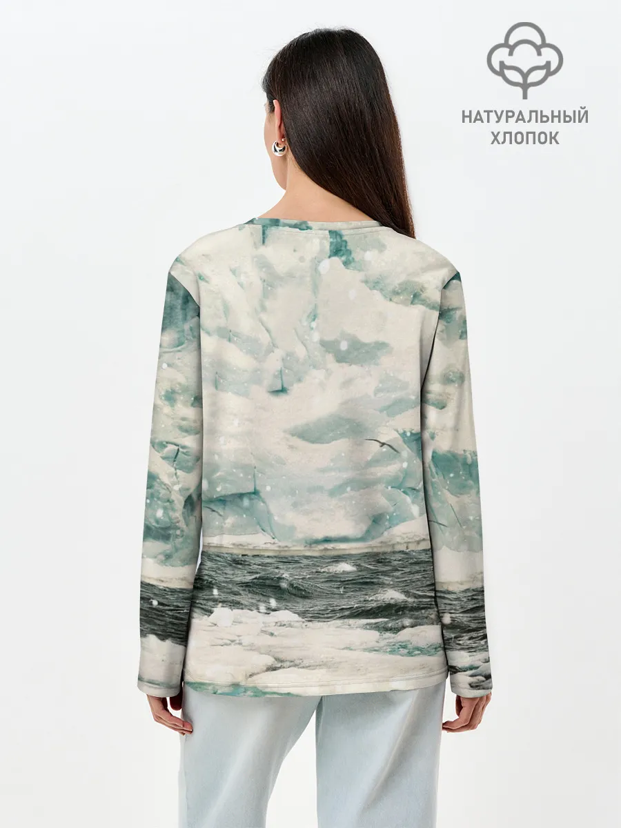 Лонгслив женский. Хлопок / Ледокол Вега