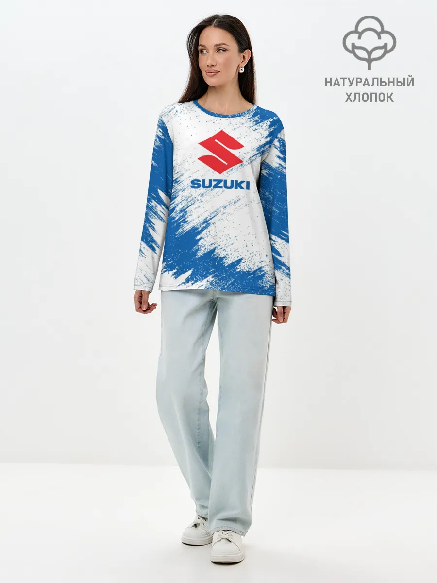 Лонгслив женский. Хлопок / Suzuki