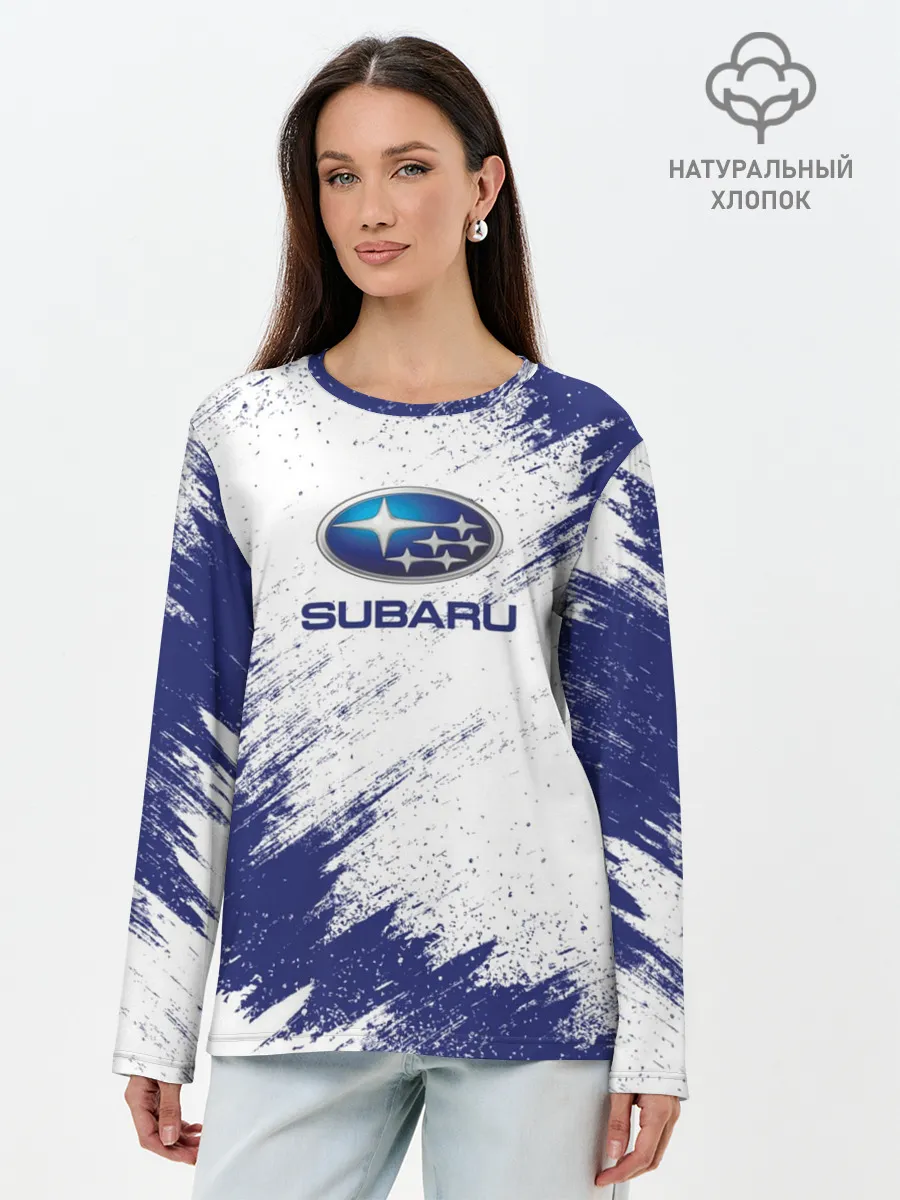 Лонгслив женский. Хлопок / Subaru