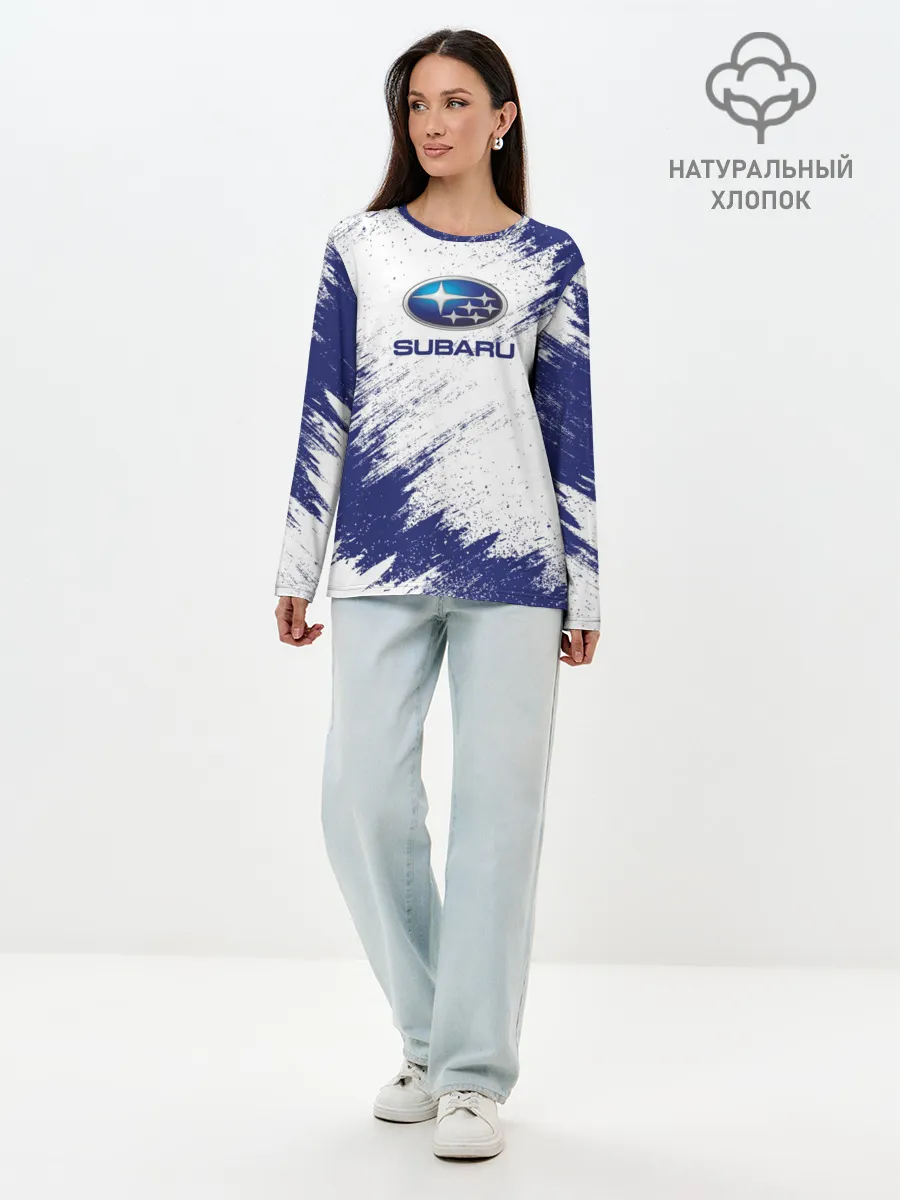 Лонгслив женский. Хлопок / Subaru