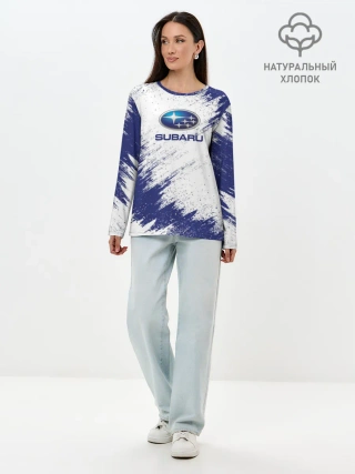 Лонгслив женский. Хлопок / Subaru