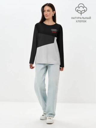 Лонгслив женский. Хлопок / AUDI SPORT | АУДИ