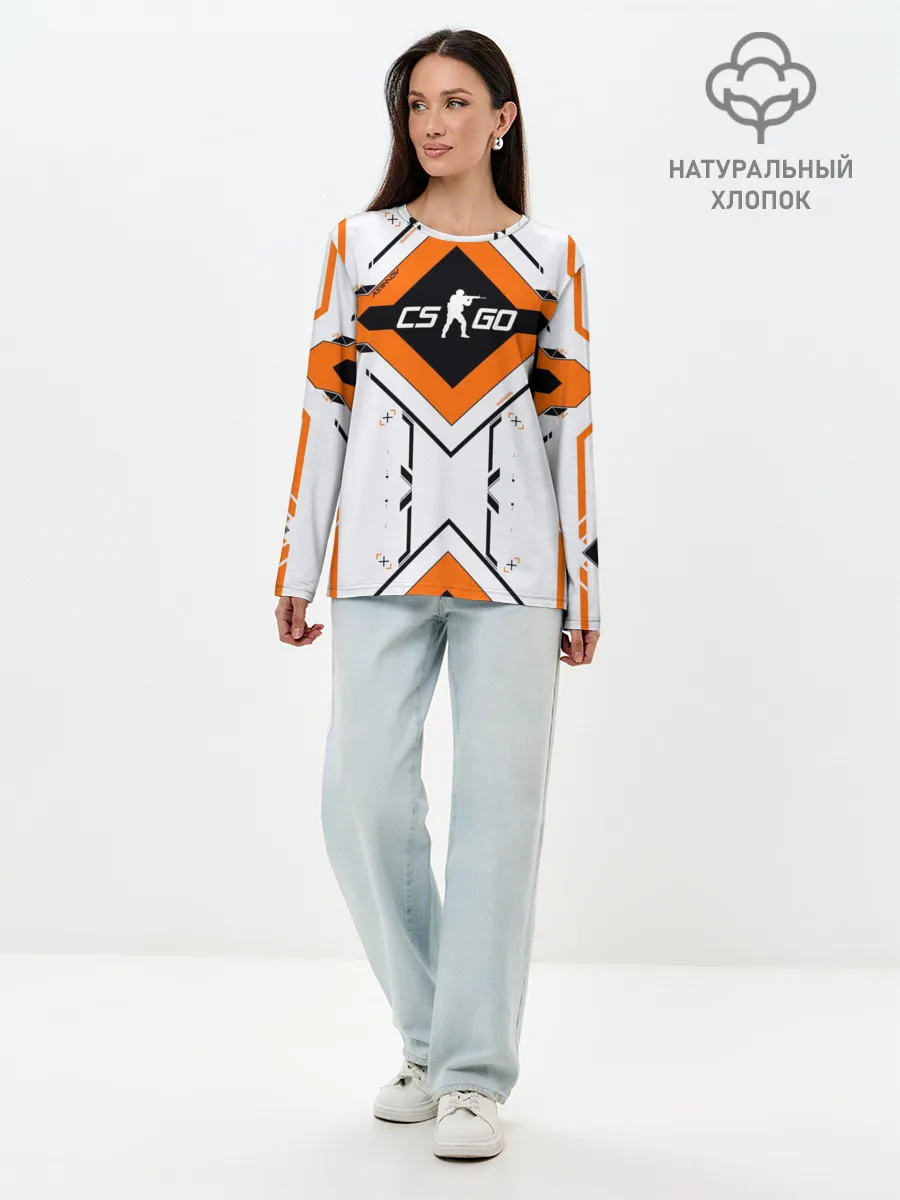 Лонгслив женский. Хлопок / Asiimov