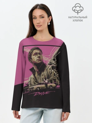 Лонгслив женский. Хлопок / Drive