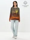 Лонгслив женский. Хлопок / Fire Dragon