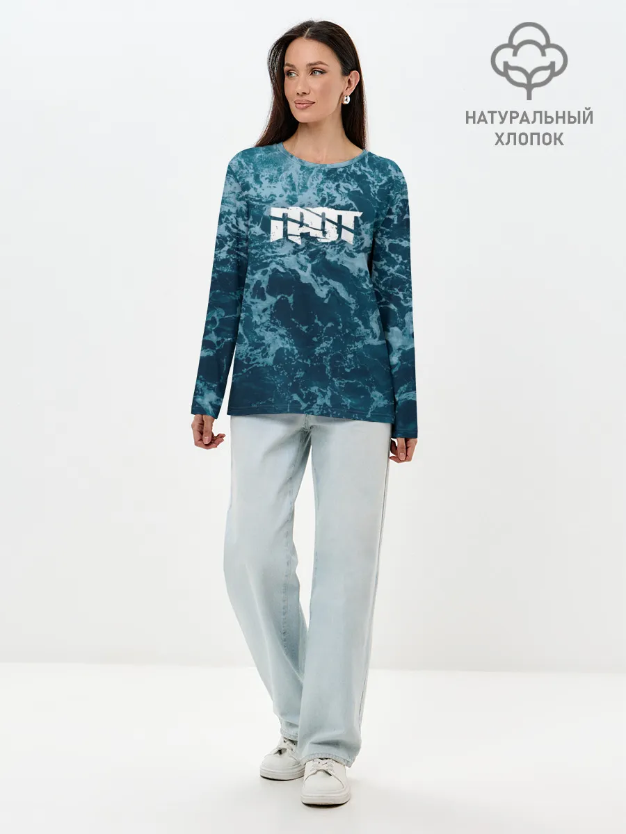 Лонгслив женский. Хлопок / ГРОТ