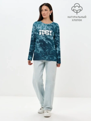 Лонгслив женский. Хлопок / ГРОТ