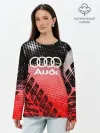 Лонгслив женский. Хлопок / Audi sport auto motors