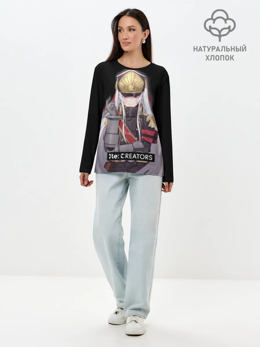 Лонгслив женский. Хлопок / Re:Creators 3