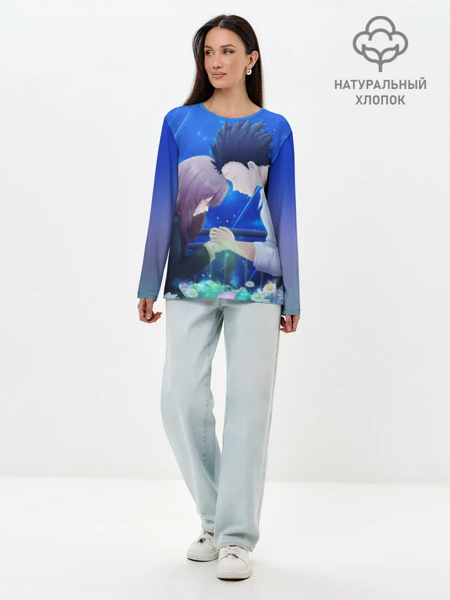 Лонгслив женский. Хлопок / Сёко Нисимия и Шоя Ишида