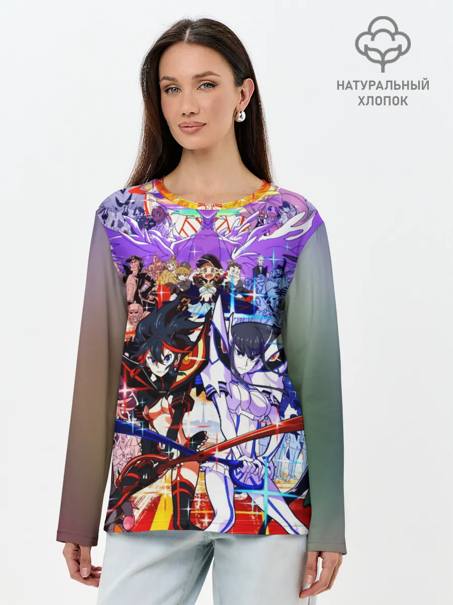 Лонгслив женский. Хлопок / Kill La Kill полный набор