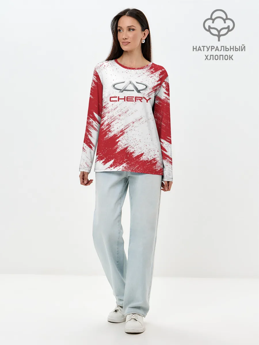 Лонгслив женский. Хлопок / CHERY
