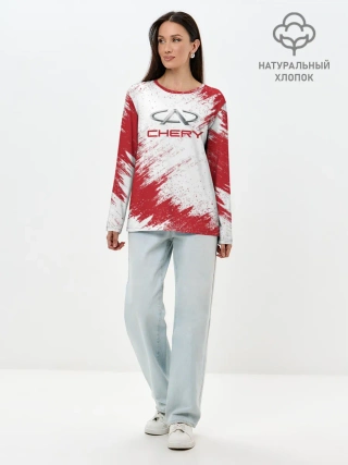 Лонгслив женский. Хлопок / CHERY