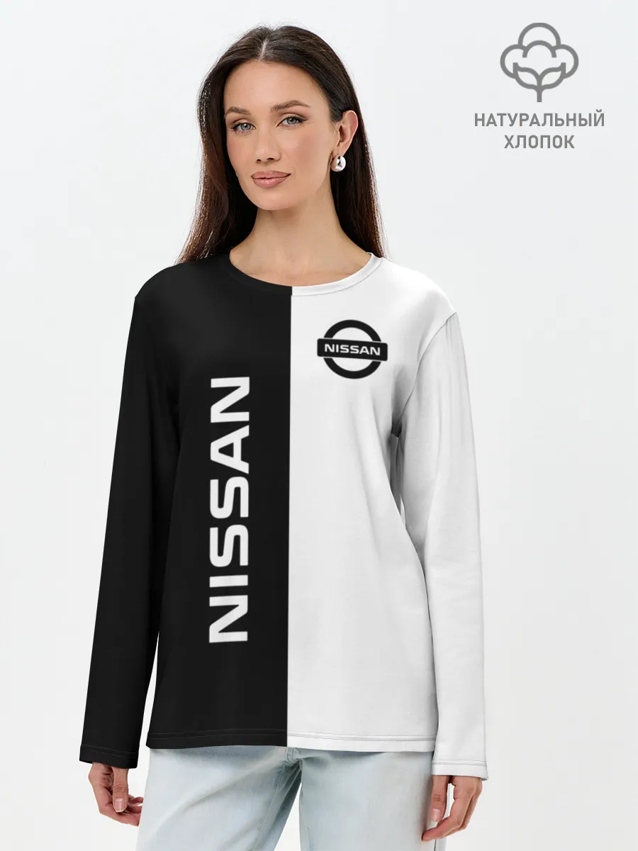 Лонгслив женский. Хлопок / Nissan
