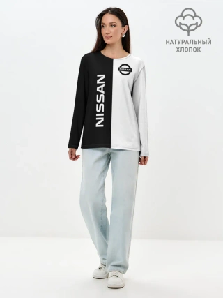 Лонгслив женский. Хлопок / Nissan