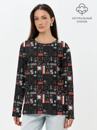 Лонгслив женский. Хлопок / Twenty One Pilots